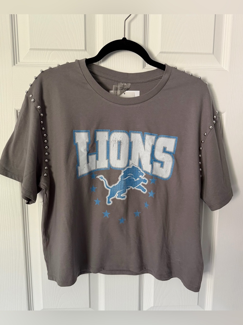 Detroit Lions Women’s Cropped Tee Size XL